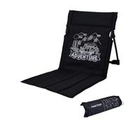 Silla de camping portátil - taburete de viaje plegable, cojín de asiento en el suelo | Asiento plegable fácil con un apoyo suave para picnic, trekking, días de playa, relajación exterior