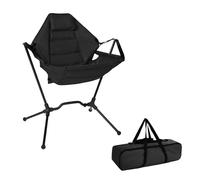 Silla De Césped - Cómoda Silla Campamaento Hamaca | Sillas Rockeras | Sillas De Campamento Asiento Plegable Al Aire Libre Adecuado Para Relajación Del Patio Trasero, Viajes En Playa, Campament