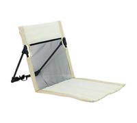 Silla de césped plegable de aleación de aluminio, respaldo de malla transpirable, cojín de tela Oxford, de transporte ligera incluida, instalación rápida, silla de suelo para playa, jardín