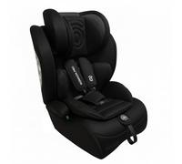 Silla de Coche i-Size 76-150 cm (15 meses-12 años) Grupo 1 2 3, Ligera 5 kg, Instalación con Cinturón, Arnés 5 Puntos, Protección Lateral - Asalvo Nómada Pro Negro
