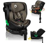 LIONELO Harmony I-SIZE Asiento infantil giratorio 360° para niños de 40 - 150 cm, montaje con Isofix + patas estabilizadoras, reposacabezas y respaldo ajustable, inserto de reducción Dri-Seat