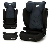 Kinderkraft I-SPARK Silla de coche, i-Size, para bebé, Grupo 2/3 100-150 cm, de 3,5 a 12 años, de 15 a 36 kg, ligera (4,5 kg), cinturón de seguridad de 3 puntos, Protección lateral, Negro