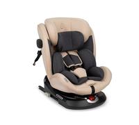 Silla de coche MoMi EMI 0-12 (grupo 0+, 1, 2, 3, hasta 36 kg, 40-150 cm), giratoria 360°, orientada hacia atrás: hasta 18 kg, hacia adelante: a partir de 18 kg, anclaje ISOFIX y Top Tether