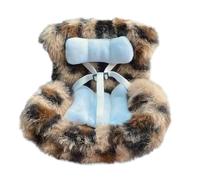 Silla De Coche para Muñecas - Tela De Peluche | De Viaje Juguete Suave Asiento | Accesorio Acolchado para Cochecito Juego De Simulación Y Uso Diario
