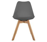 Silla de cocina baya color gris