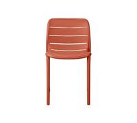 Silla de cocina fija stripe color terracota