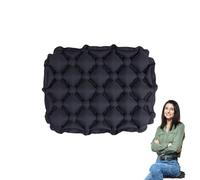 Silla de cojín inflable - Placa de viaje ligera para aviones al aire libre | Alfombrilla para silla portátil Cómoda oficina antihumedad estadio camionero asientos Soporte ergonómico Descanso