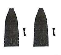 Silla de columpio colgante de repuesto con cuerda y bolsas laterales, construida para adaptarse a varios tamaños de silla de columpio, adecuada tanto para uso en interiores como exteriores (2 piezas