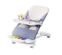 Silla de columpio mecedor de bebé de miskall con bandeja de comida extraíble Universal Wheels Foot Piano Music Music Baby Bocking Silla