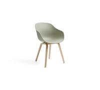 Silla de comedor AAC222 Roble/Verde pastel