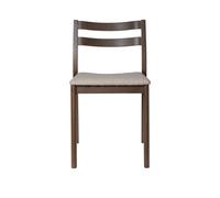 Ferm Living Silla Boda Asiento tapizado soft bouclé. haya teñida oscura-natural