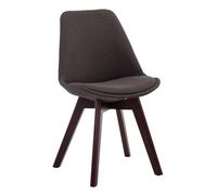 Silla de comedor borneo v2 en tela gris oscuro 55x48x84 cm