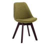 Silla de comedor borneo v2 en tela verde 55x48x84 cm