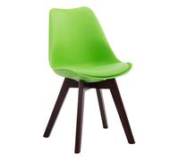 Silla de comedor borneo v2 simil cuero verde 41.5x48x84 cm