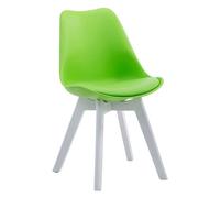 Silla de comedor borneo v2 simil cuero verde 41.5x48x84 cm