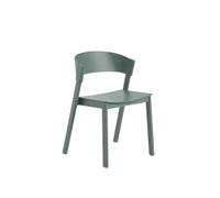 Silla de Comedor Cover con Base de Madera Verde