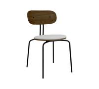 Silla de Comedor Curious en Roble Ahumado/ Negro/plata Esterlina