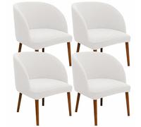 Silla de comedor curvada de terciopelo para oficina moderna y hotel, respaldo redondo, elegante asiento para eventos, muebles tapizados elegantes para comedor y fiestas