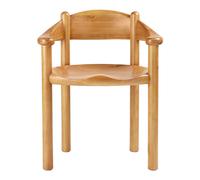 Silla de Comedor Daumiller con Reposabrazos Pino Dorado