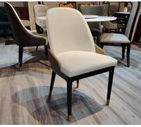 Silla de comedor de cuero transpirable resistente al desgaste con patas doradas antideslizantes silenciosas para sala de estar con reposabrazos y asiento acolchado grueso, silla de negociación