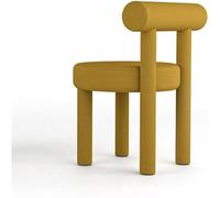 Silla de comedor de diseño nórdico, moderna y minimalista, suave, para el hogar, el salón de hotel y el restaurante (color: rojo ladrillo)