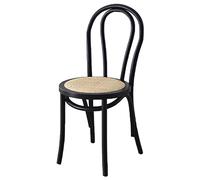 Silla de comedor de ratán vintage de madera maciza con respaldo, diseño sin brazos, para sala de estar, dormitorio, oficina, hoteles y minoristas, muebles elegantes para el hogar