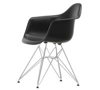 Silla de Comedor Eames Plastic DAR Negro/ Cromo