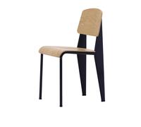 Silla de Comedor Estándar Prouvé Bleu Marcoule/roble