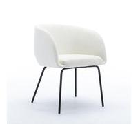 Silla de comedor giratoria de terciopelo de lujo ligera, silla de ocio beige para sala de estar y dormitorio con 4 patas de metal, elegante silla de acento individual