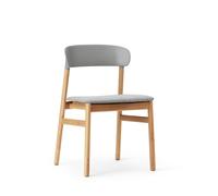 Silla de Comedor Herit Tapizada Roble/ Gris