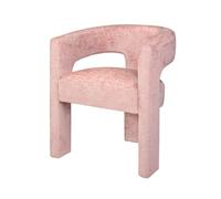 Silla de comedor leith 62x58x75 rosa