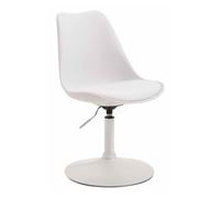 Silla de comedor maverick plástico blanco 57x48x76 cm