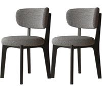 Silla de comedor moderna medieval suave con patas de madera maciza, perfecta para comedor de granja, cocina o sala de estar