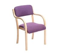 Silla de comedor moderna y ergonómica apilable para cocina y oficina, elegante sillón morado con respaldo abierto, ideal para recepción, estudio y escritorio