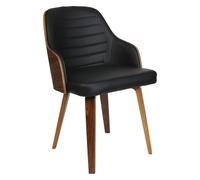 Silla de comedor nash color negro