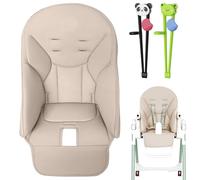 Silla de Comedor para Bebé Funda de Cueros PU - Bebe Funda para Trona, Bebé Funda Trona Repuesto, Comedor Silla Cojín Asiento Multifuncional Y Cómoda para Peg-Perego, Siesta Zero3, Baoneo, Kosmic Jané
