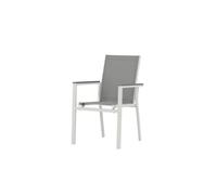 Silla de comedor para exterior parma 57x60x90 blanco