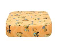 Silla de comedor para niños pequeños, asiento elevador para mesa de comedor, cojín elevador portátil de viaje para bebés y niños, cojín grueso lavable con 2 correas ajustables y hebilla de seguridad