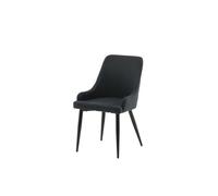 Silla de comedor plaza 49x58x86 negro