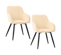 Silla de comedor, silla tapizada, silla de terciopelo, silla de cocina, set de 2