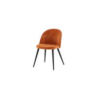 Silla de comedor velvet 50x57x77 naranja