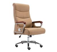 Silla de computadora escritorio de cuero silla de juego altura ajustable espalda reclinable silla de escritorio de escritorio de oficina ejecutivo puro silla de escritorio de cuero para estudio de