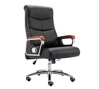 Silla de computadora escritorio de cuero silla de juego altura ajustable espalda reclinable silla de escritorio de escritorio de oficina ejecutivo puro silla de escritorio de cuero para estudio de