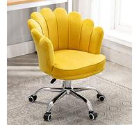 Silla de computadora giratoria moderna con respaldo medio para oficina y juegos, para una recepción elegante en el dormitorio o la sala de estar, diseño ergonómico para mujer, silla de escritorio