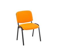 Silla de conferencia ken tela naranja 53x53x83 cm