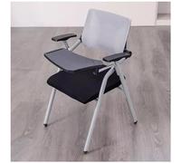 Silla de conferencias plegable portátil con respaldo, taburete de oficina compacto para reuniones, clases y eventos, diseño que ahorra espacio para un uso versátil y fácil almacenamiento