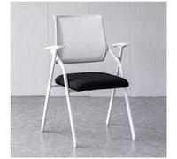 Silla de conferencias plegable, taburete de entrenamiento de oficina, sala de reuniones, reposabrazos ajustables, diseño portátil, silla de oficina ergonómica para el personal, solución de ahorro de