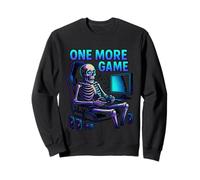 Silla de Consola de Juegos Funny Gamer Skeleton One More Game Sudadera