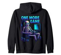 Silla de Consola de Juegos Funny Gamer Skeleton One More Game Sudadera con Capucha