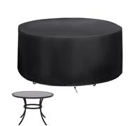 Silla de cubierta de tela Mesa - Escudo de patio circular pesado, envoltura impermeable resistente a la decoloración para banco de jardín y comedor | Protección de muebles exteriores para